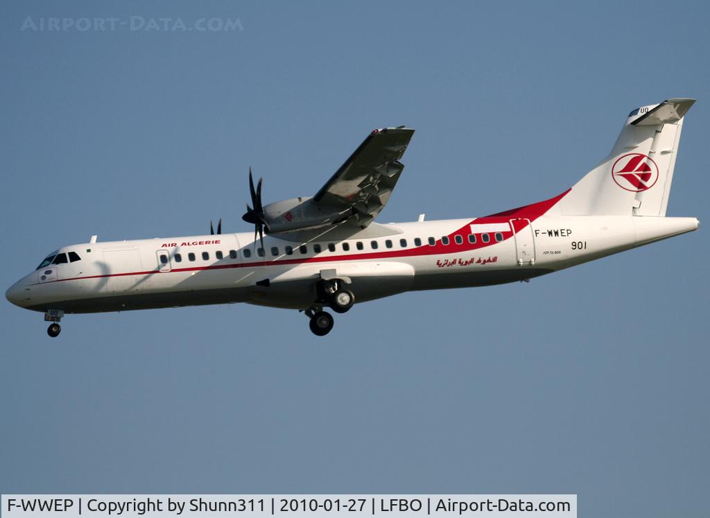 F-WWEP, 2010 ATR 72-212A C/N 901, C/n 901 - To be 7T-VUO