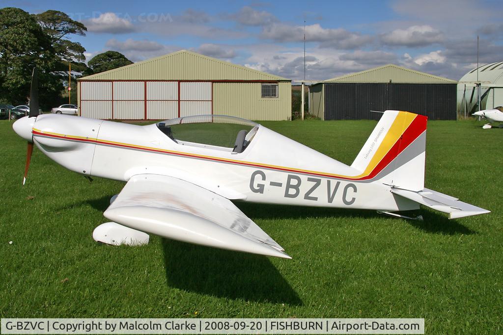 G-BZVC, 2006 Mickleburgh L107 Sparrow C/N PFA 256-12549, Mickleburgh L107 Sparrow at Fishburn Airfield in 2006. Sole example destroyed in a fatal crash 2009-02-21, Fenland Airfield.
