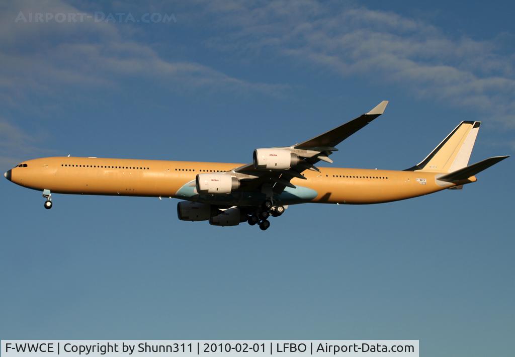 F-WWCE, 2010 Airbus A340-642 C/N 1079, C/n 1079 - For Iberia... now in storage c/s...
