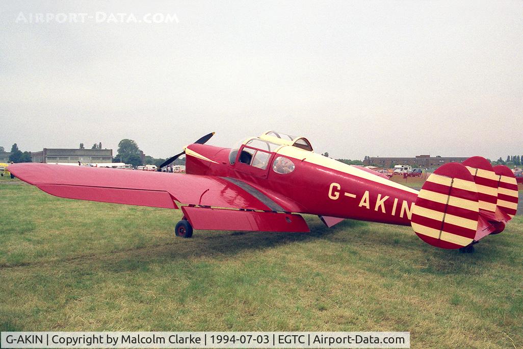 G-AKIN, 1947 Miles M38 Messenger 2A C/N 6728, Miles M-38 Messenger 2A at the PFA Rally, Cranfield in 1994.