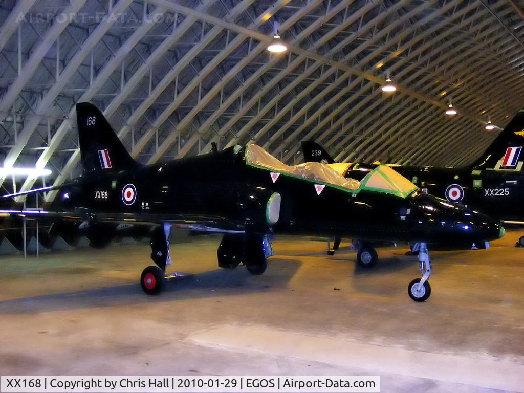 XX168, 1977 Hawker Siddeley Hawk T.1 C/N 015/312015, BAe Hawk T1 in storage at RAF Shawbury