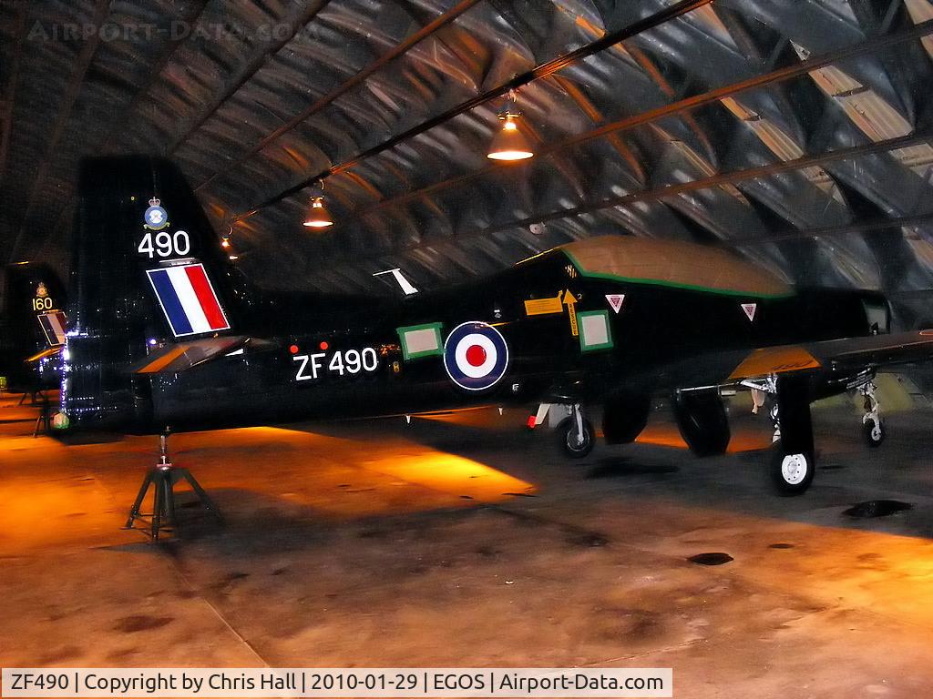 ZF490, 1992 Short S-312 Tucano T1 C/N S151/T122, in storage at RAF Shawbury
