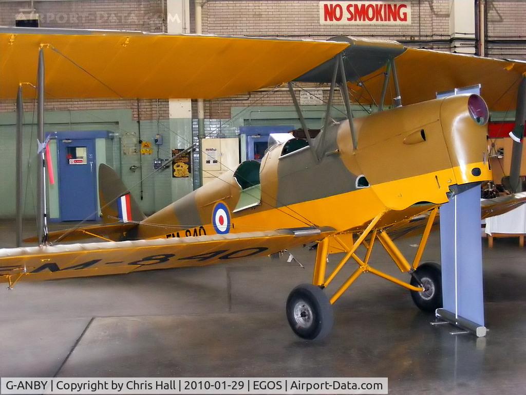G-ANBY, De Havilland DH-82A Tiger Moth II C/N 86042, Restored by the Assault Glider Trust