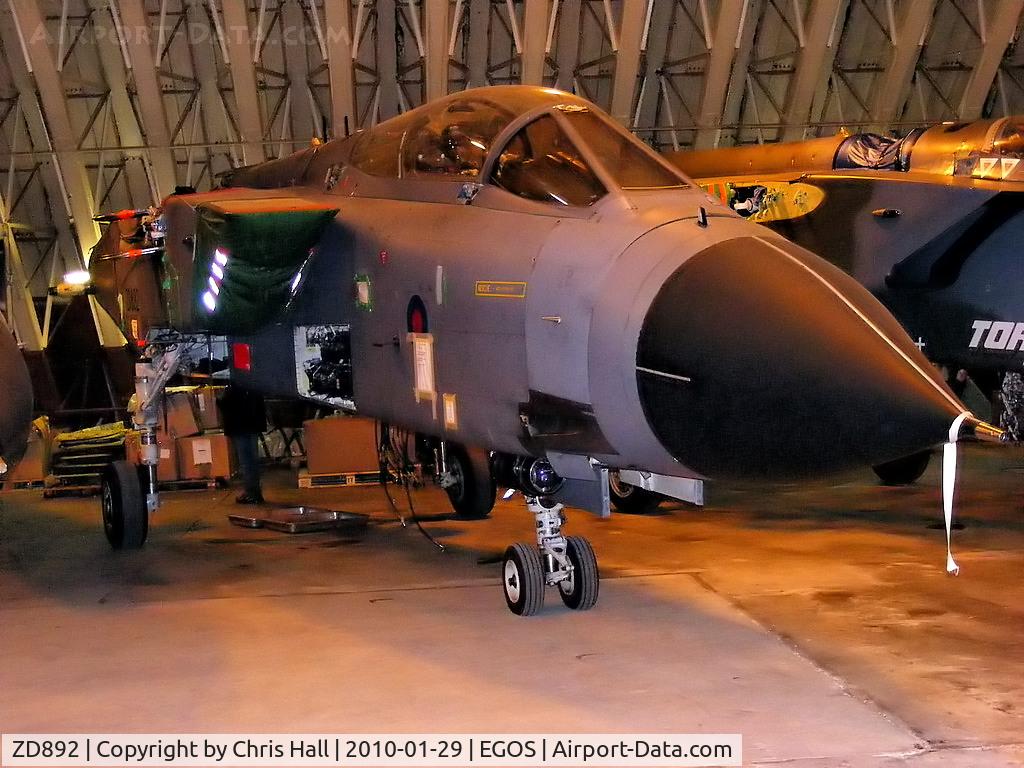 ZD892, 1985 Panavia Tornado GR.1 C/N BS152/460/2468, Tornado GR4 in storage at RAF Shawbury