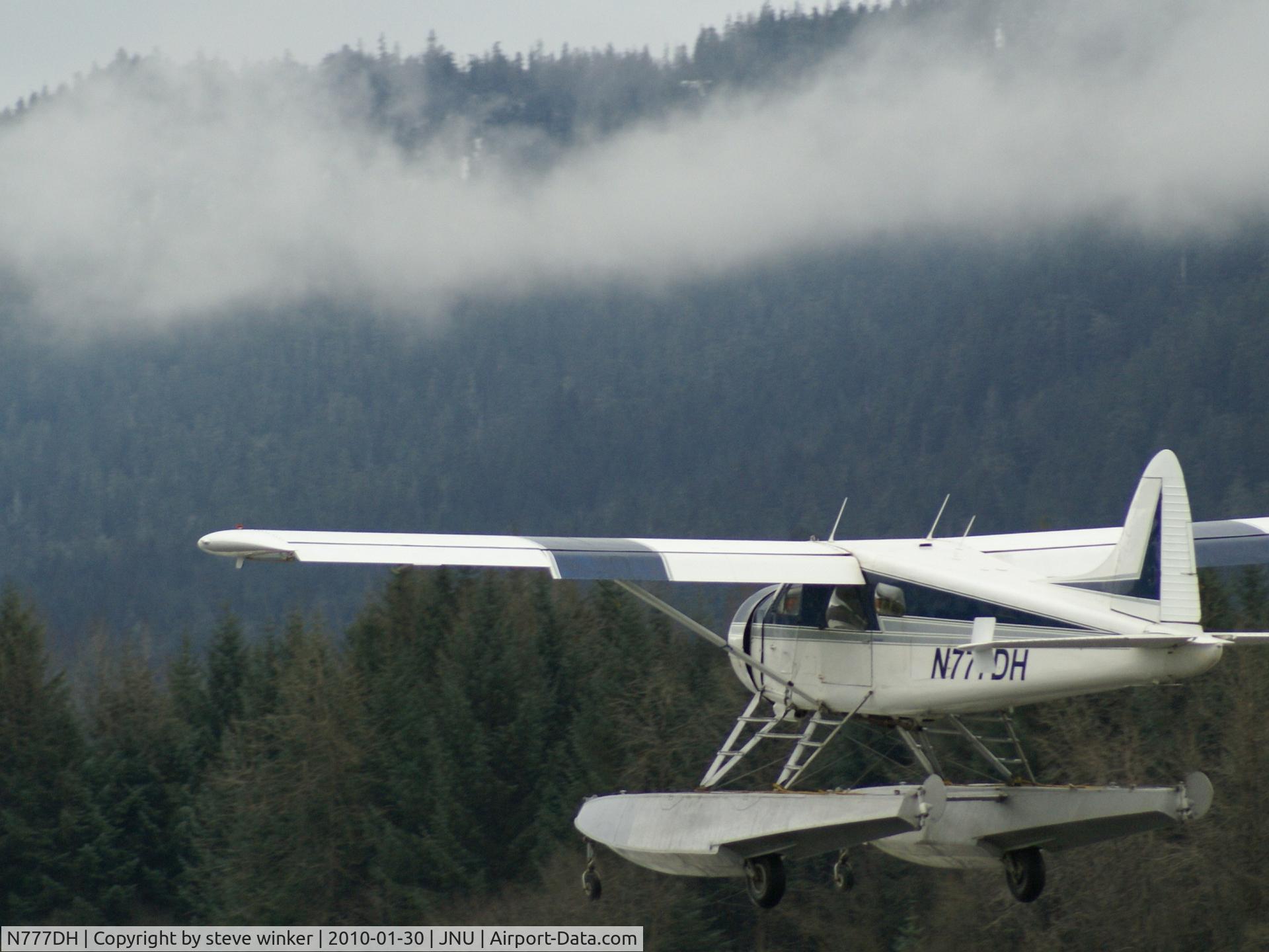 N777DH, 1949 De Havilland Canada DHC-2 C/N 47, Landing at Juneau Alaska
