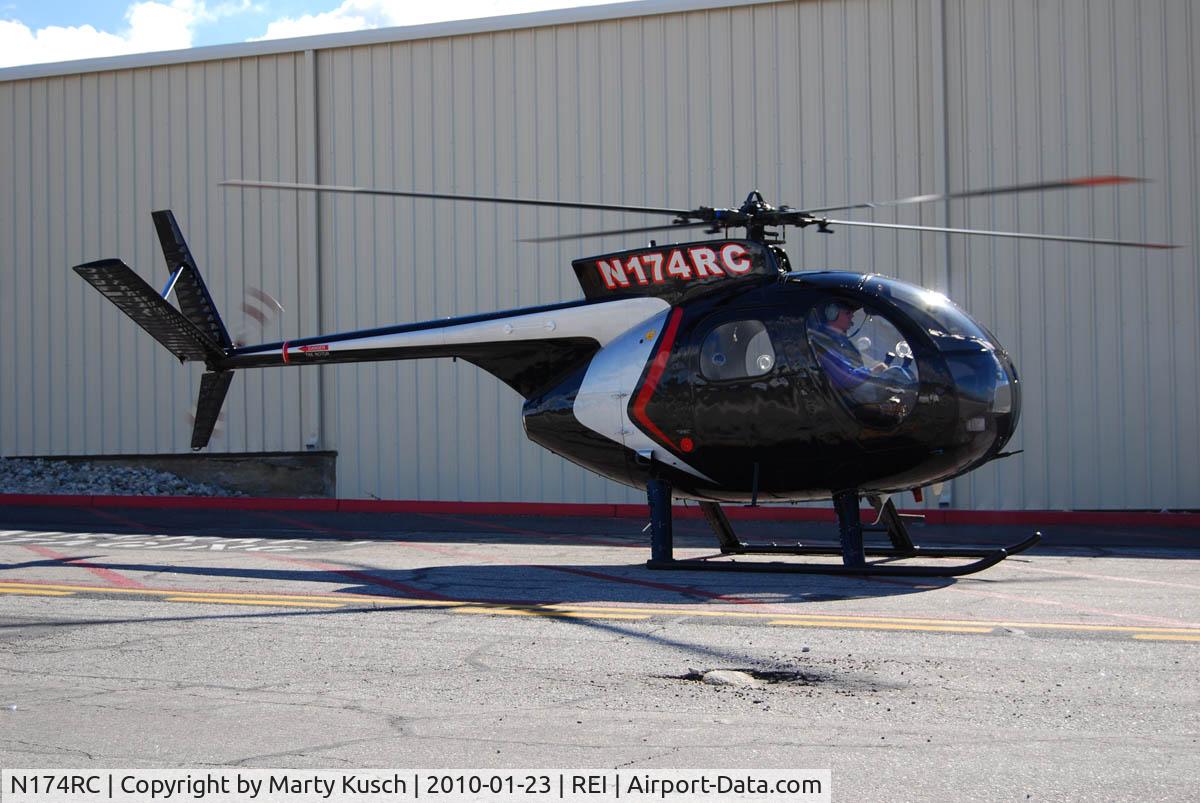 N174RC, 1969 Hughes 369A (OH-6A) C/N 791246, OH-6 Cool Down