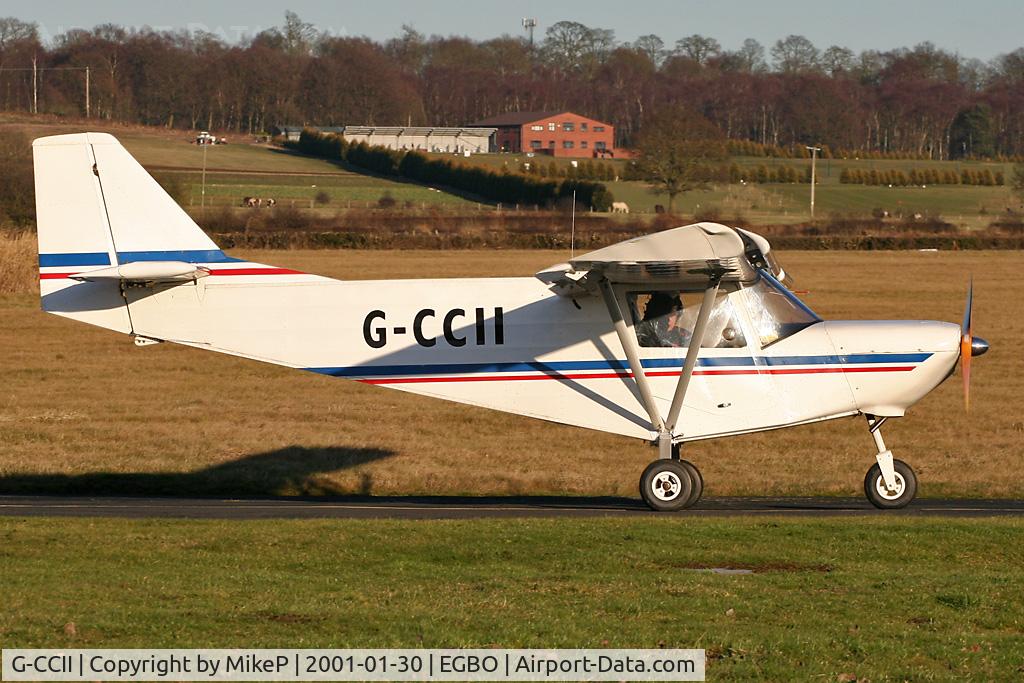 G-CCII, 2003 ICP MXP-740 Savannah J.2(4) C/N BMAA/HB/285, Heading for home as the shadows lengthen afrer attending Icicle 2010.