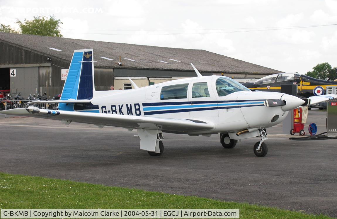 G-BKMB, 1982 Mooney M20J 201 C/N 24-1307, Mooney M-20J At Sherburn's May Fly-in in 2004..