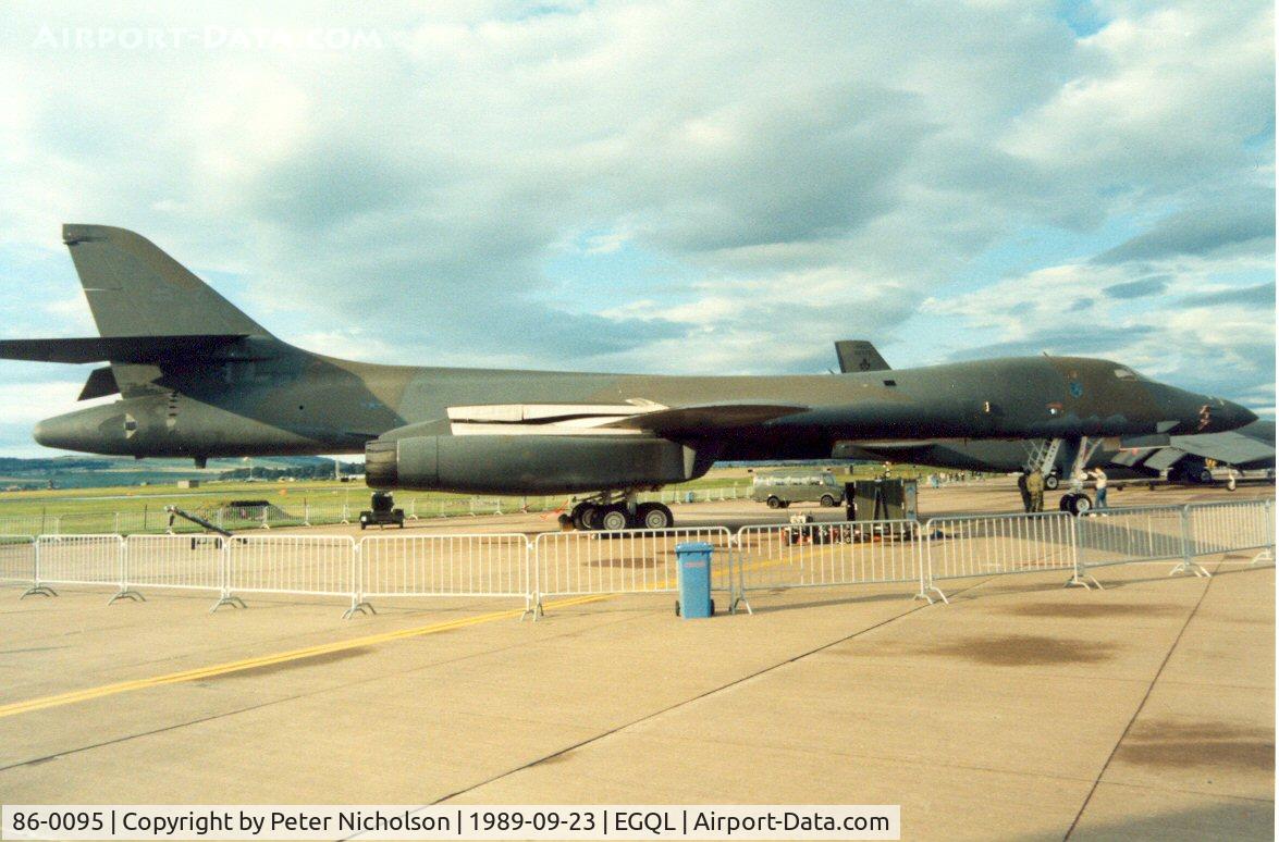 86-0095, 1986 Rockwell B-1B Lancer C/N 55, B-1B Lancer named 