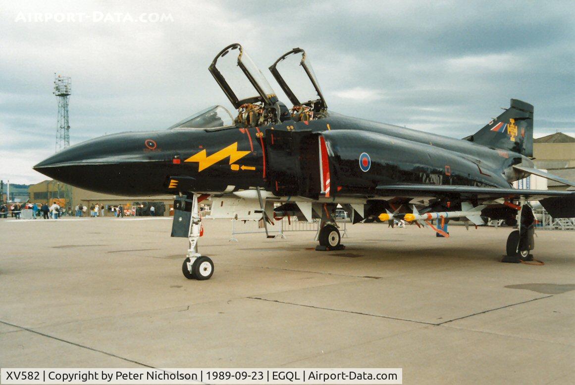 XV582, 1969 McDonnell Douglas Phantom FG1 C/N 3253/9336, Another view of the preserved Phantom FG.1 in 111 Squadron colours on display at the 1989 RAF Leuchars Airshow.