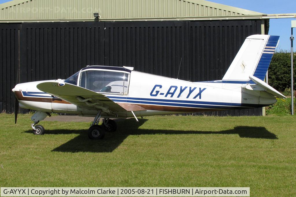 G-AYYX, 1971 Socata MS-880B Rallye Club C/N 1812, Socata MS-880B Rallye Club at Fishburn Airfield in 2005.