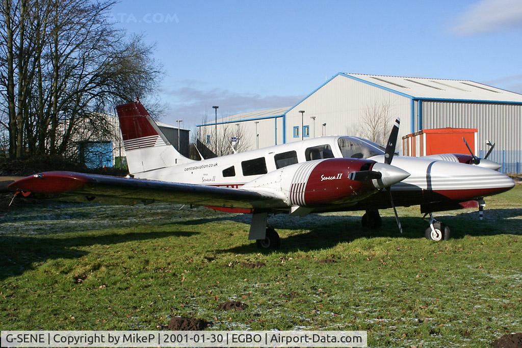 G-SENE, 1980 Piper PA-34-200T Seneca II C/N 34-8170069, Parked at Halfpenny Green with a CofA expiry back in late 2006.