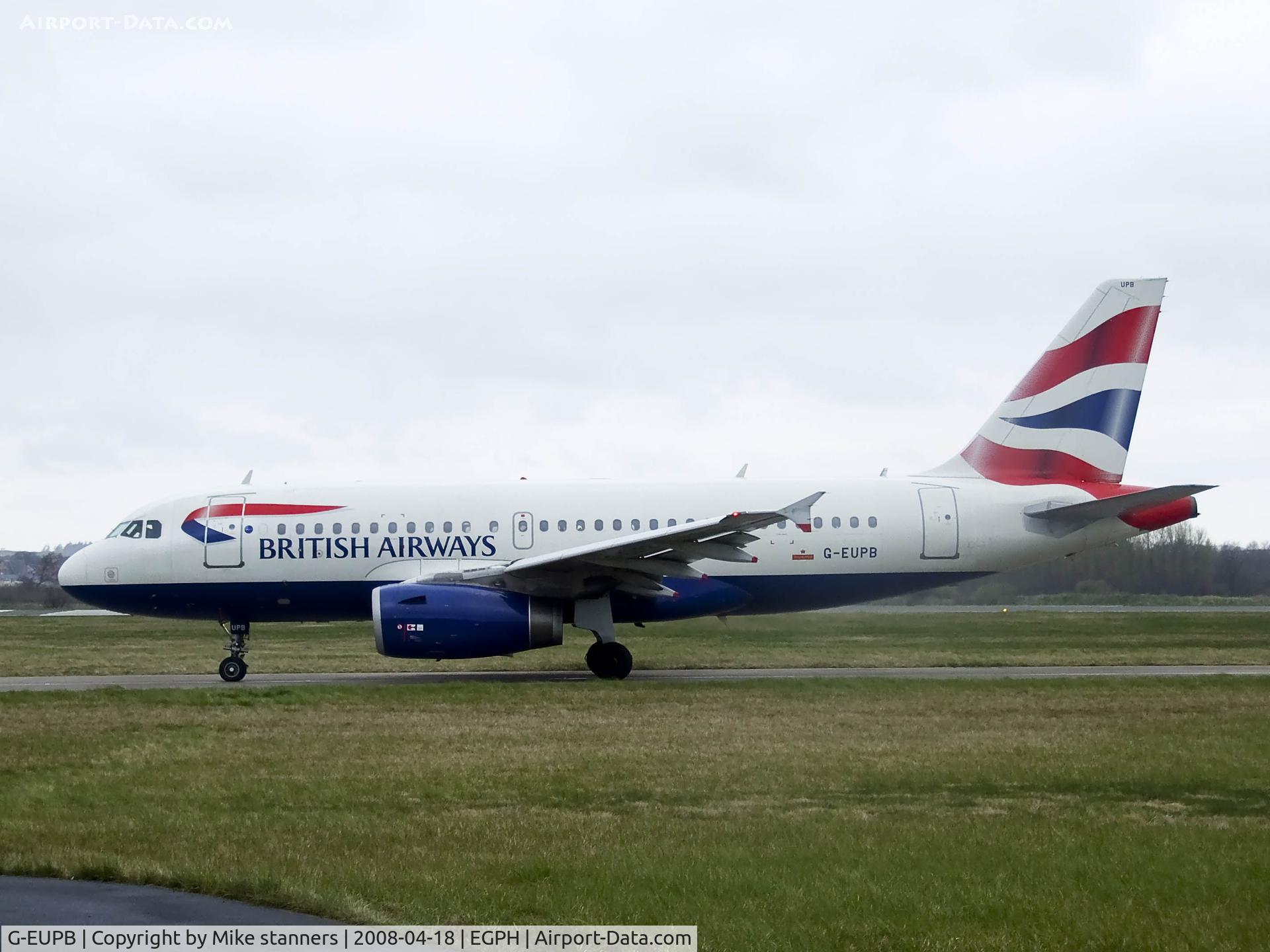 G-EUPB, 1999 Airbus A319-131 C/N 1115, G-EUPB Taxiing to runway 06