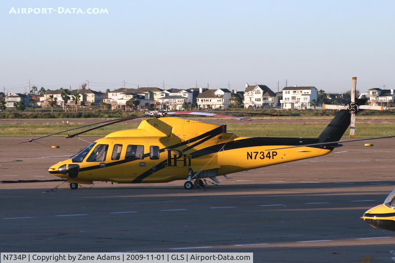 N734P, 2005 Sikorsky S-76C C/N 760600, PHI Helicopter at Galveston