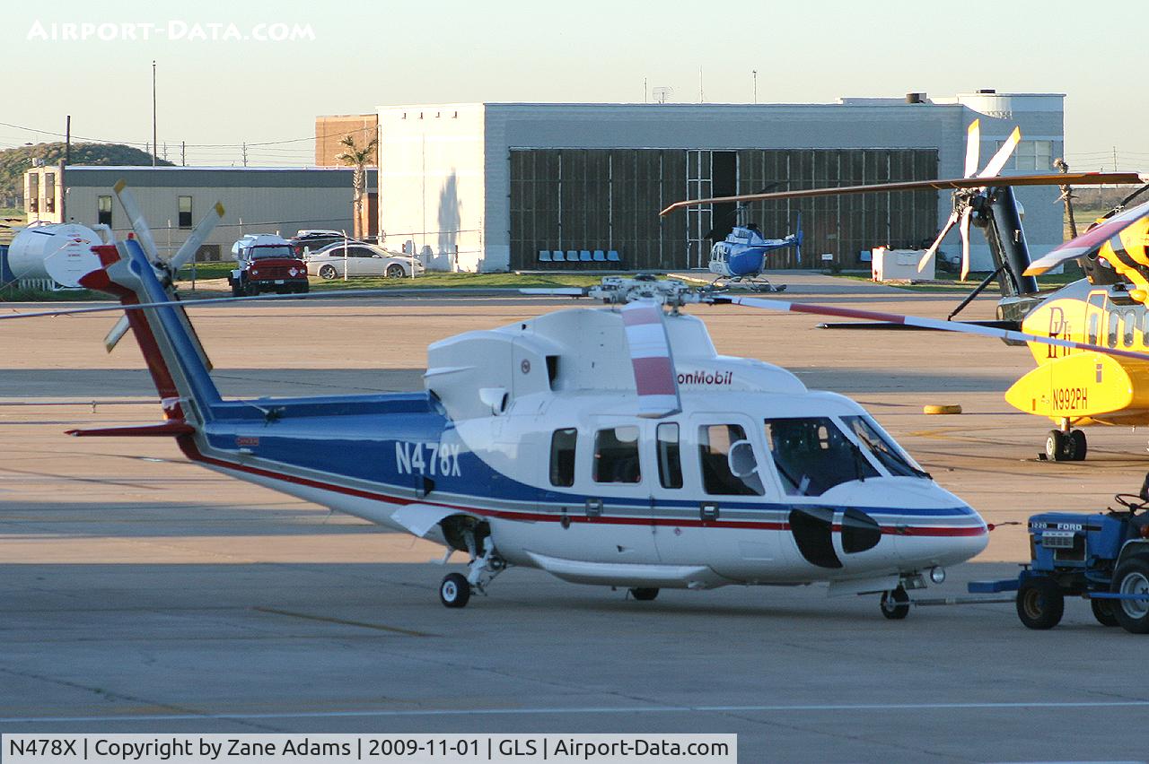 N478X, 1998 Sikorsky S-76C C/N 760493, Exxon Mobil offshore transport at Galveston