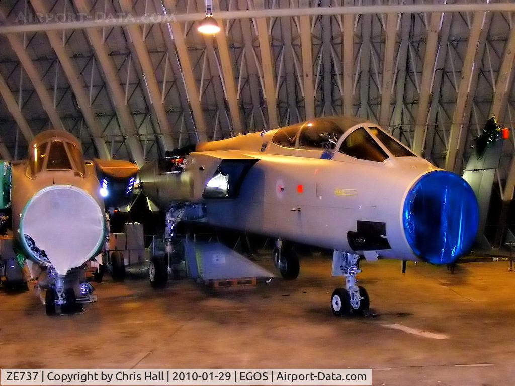 ZE737, 1988 Panavia Tornado F.3 C/N 671/AS052/3299, in storage at RAF Shawbury
