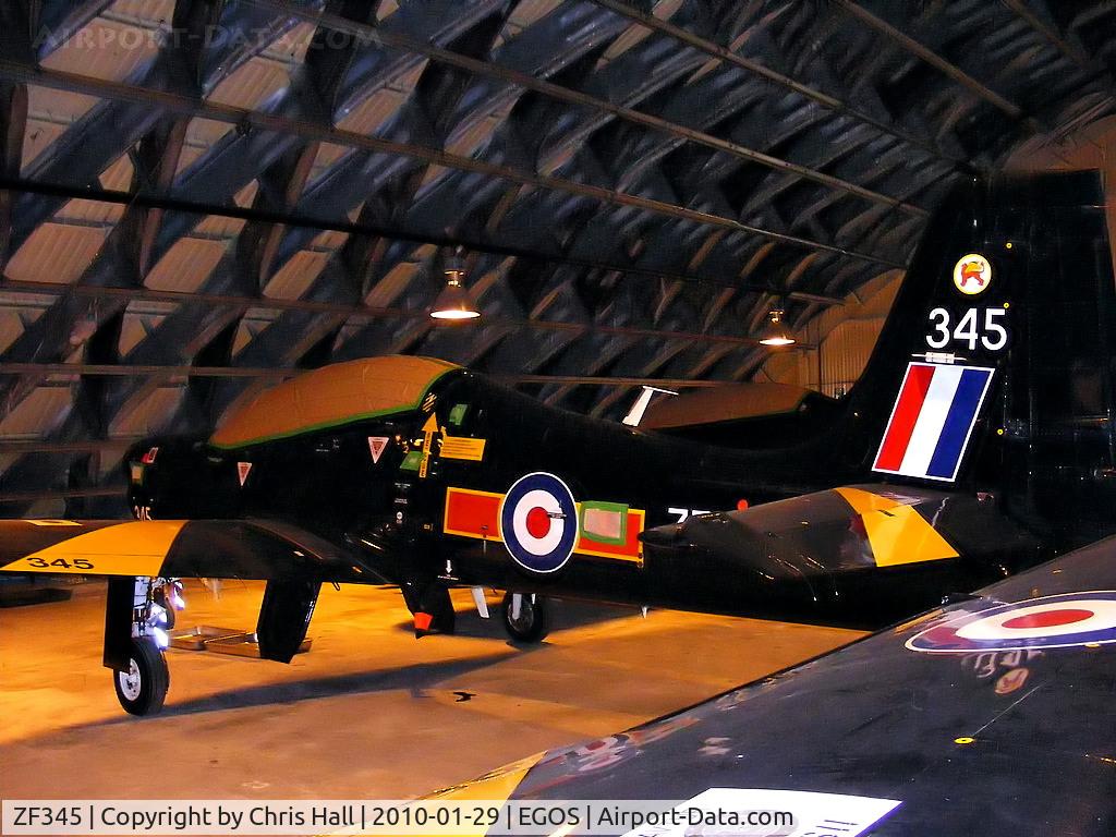 ZF345, 1991 Short S-312 Tucano T1 C/N S109/T80, Shorts Tucano T.1 in storage at RAF Shawbury