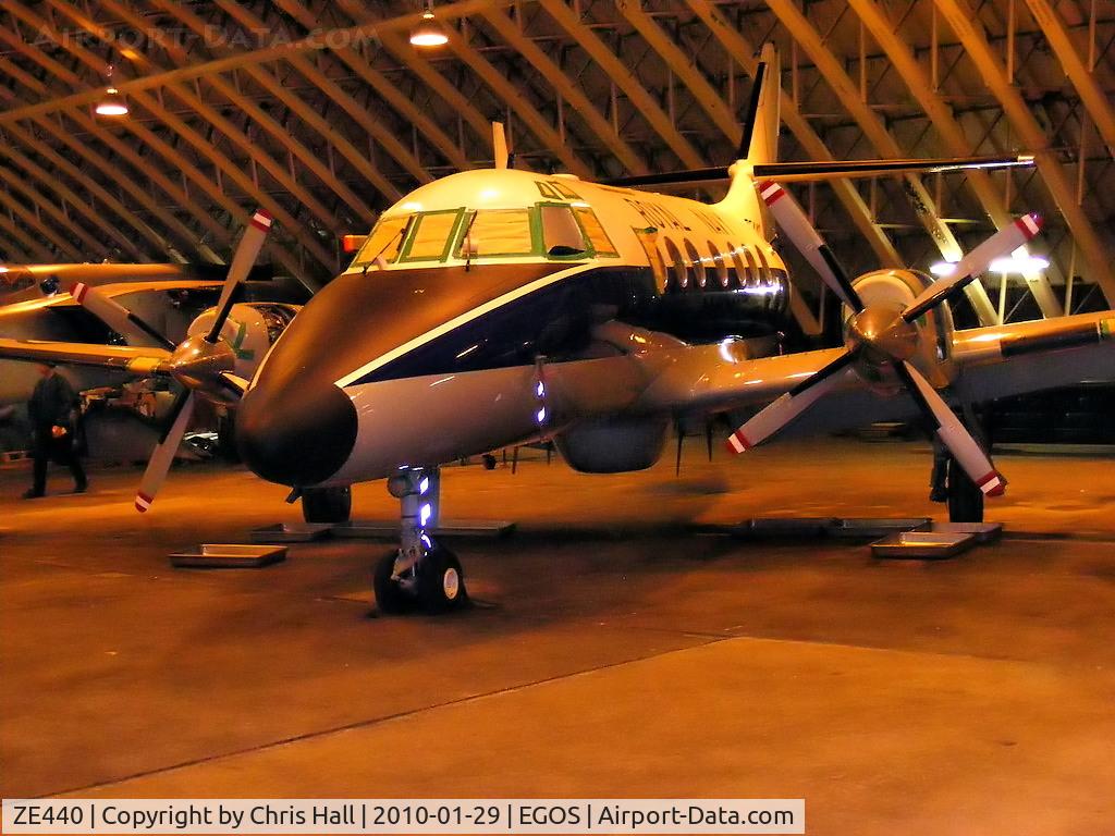 ZE440, 1985 Scottish Aviation HP-137 Jetstream T.3 C/N 659, BAe-3100 Jetstream T3 in storage at RAF Shawbury