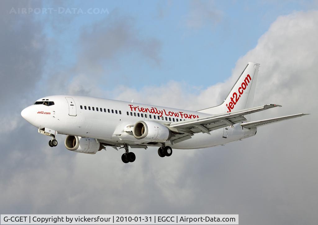 G-CGET, 1995 Boeing 737-33A C/N 27455, Jet2. Boeing 737-33A (c/n 27455).