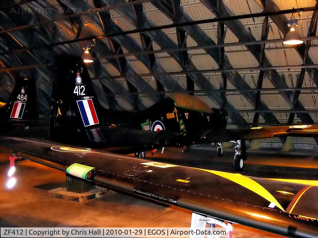 ZF412, 1992 Short S-312 Tucano T1 C/N S131/T102, Shorts Tucano T.1 in storage at RAF Shawbury