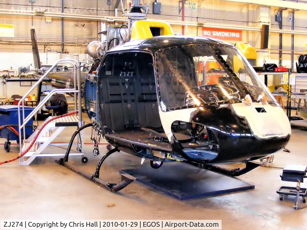 ZJ274, 1997 Eurocopter AS-350BB Squirrel HT1 Ecureuil C/N 3008, Defence Helicopter Flying School
