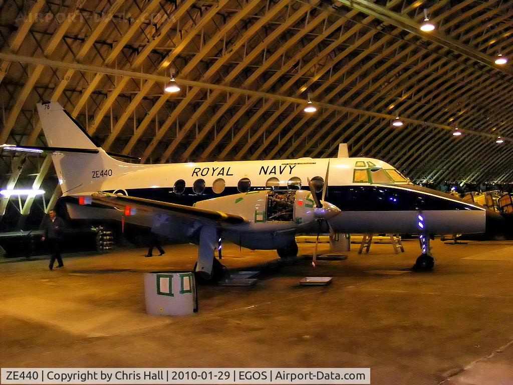 ZE440, 1985 Scottish Aviation HP-137 Jetstream T.3 C/N 659, BAe-3100 Jetstream T3 in storage at RAF Shawbury