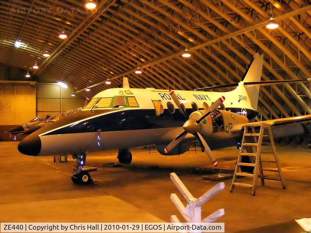 ZE440, 1985 Scottish Aviation HP-137 Jetstream T.3 C/N 659, BAe-3100 Jetstream T3 in storage at RAF Shawbury