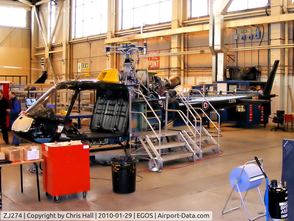 ZJ274, 1997 Eurocopter AS-350BB Squirrel HT1 Ecureuil C/N 3008, Defence Helicopter Flying School
