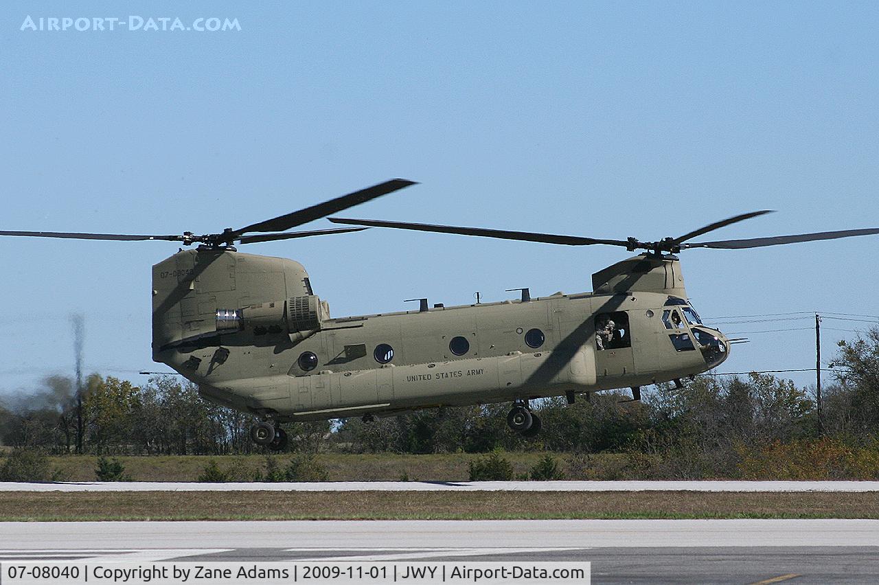 07-08040, 2008 Boeing CH-47F Chinook C/N M.8040, US Army CH-47F at Midway Airport (Midlothian, TX)