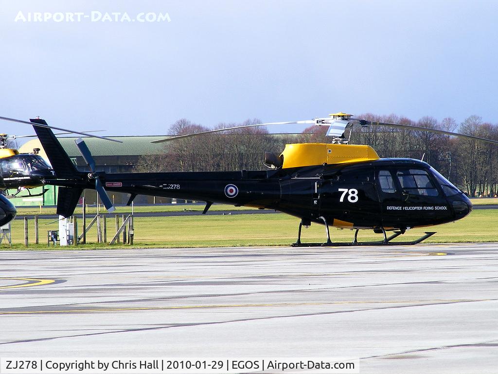 ZJ278, 1997 Eurocopter AS-350BB Squirrel HT1 Ecureuil C/N 3019, Defence Helicopter Flying School, Eurocopter AS350BB Squirrel HT.1