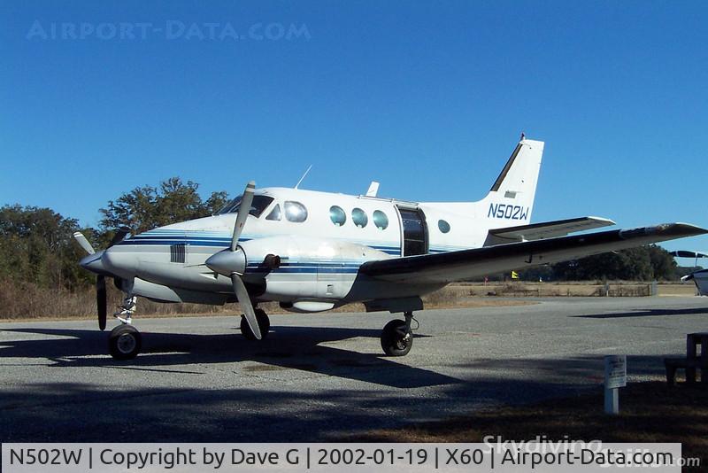 N502W, 1967 Beech 65-A90 C/N LJ-287, At Williston, FL
