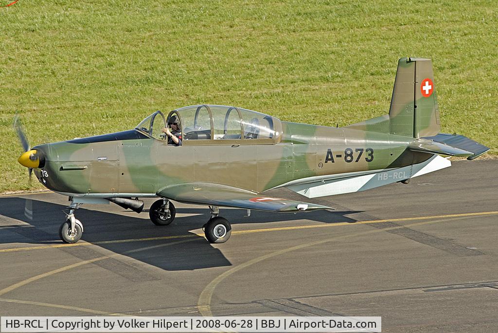 HB-RCL, 1959 Pilatus P3-05 C/N 511-60, at BBJ