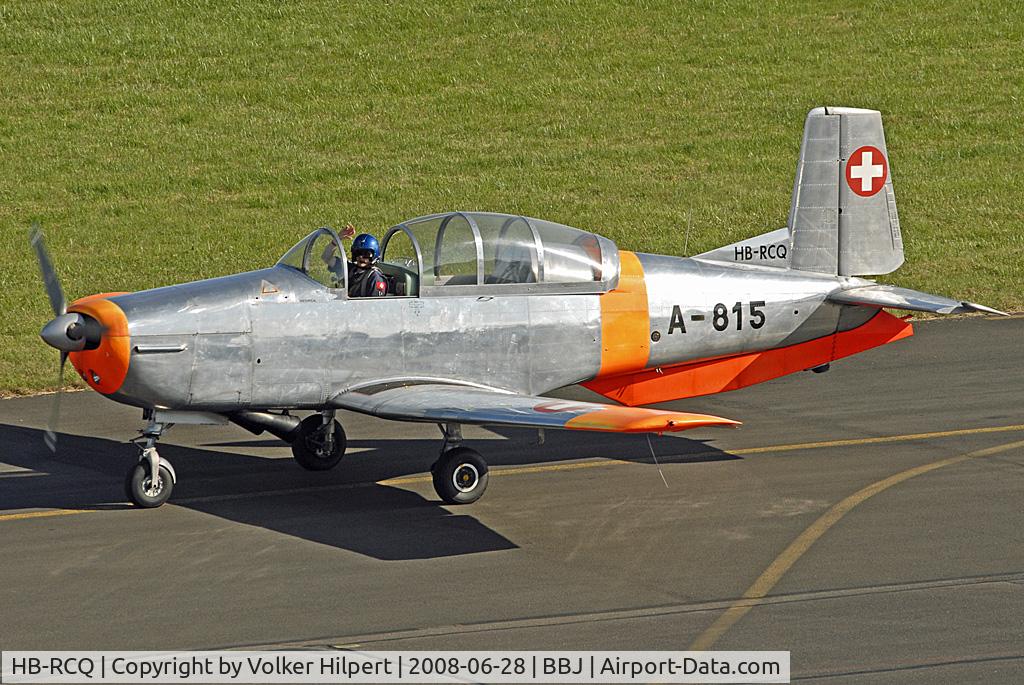 HB-RCQ, 1957 Pilatus P3-05 C/N 453-2, at BBJ