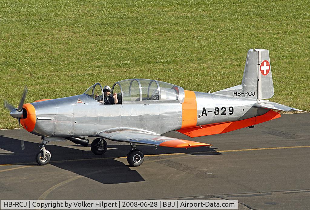 HB-RCJ, 1958 Pilatus P3-05 C/N 467-16, at BBJ