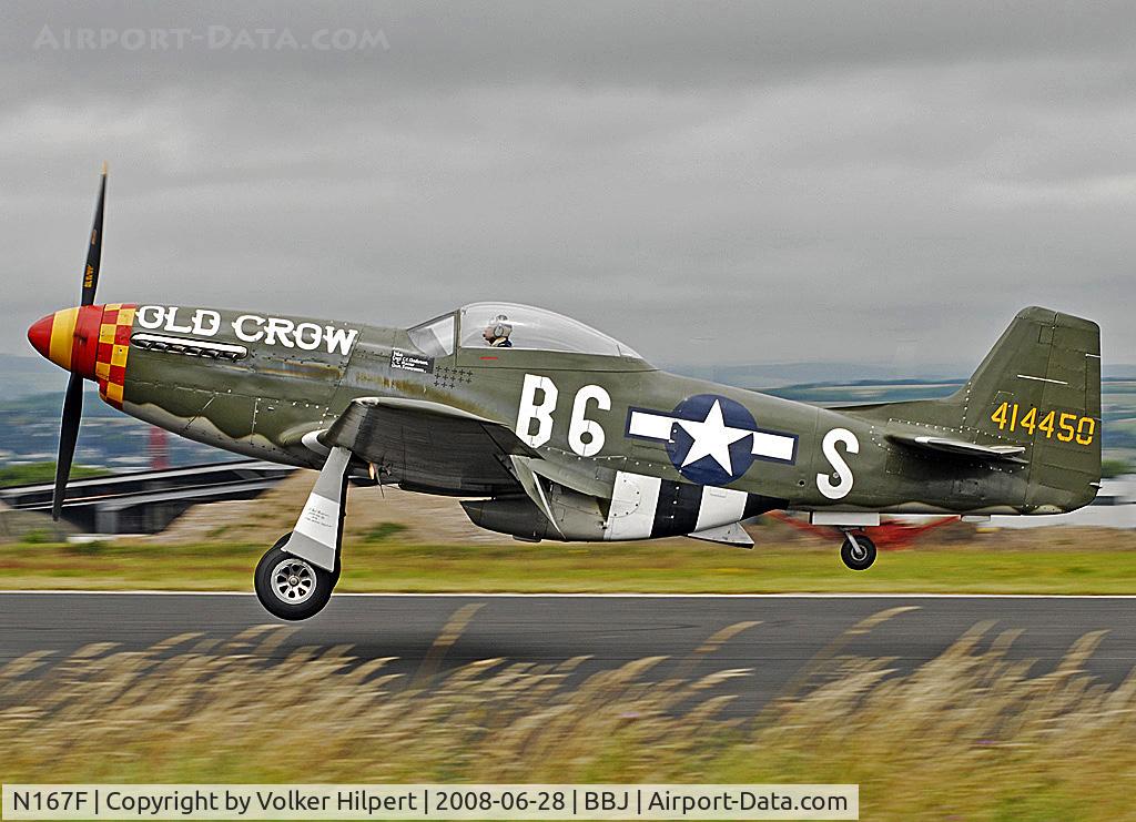 N167F, 1944 North American P-51D Mustang C/N 122-40417, old crow