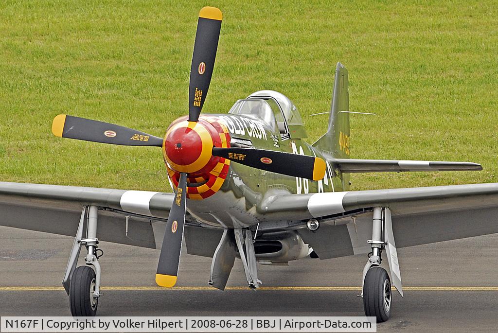 N167F, 1944 North American P-51D Mustang C/N 122-40417, old crow