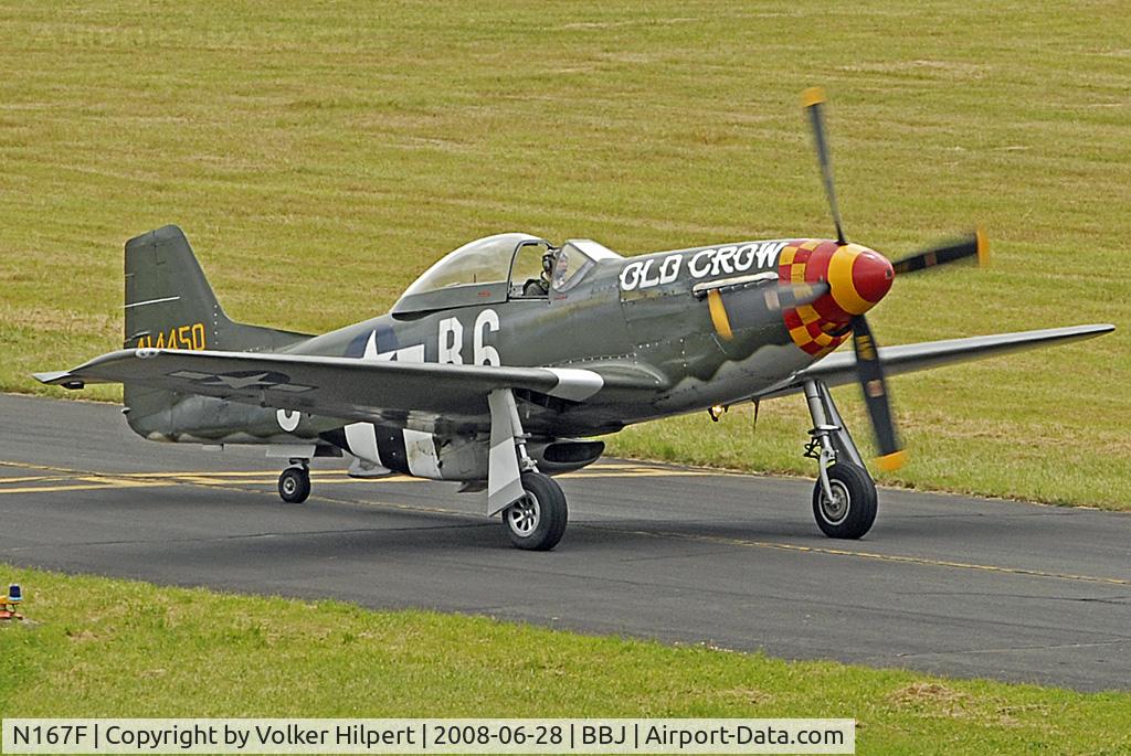 N167F, 1944 North American P-51D Mustang C/N 122-40417, old crow