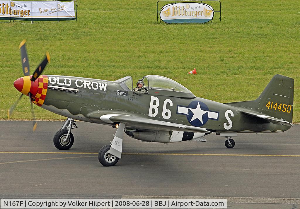 N167F, 1944 North American P-51D Mustang C/N 122-40417, old crow