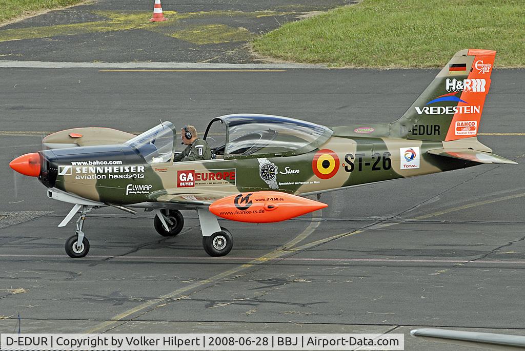 D-EDUR, 1980 SIAI-Marchetti SF-260 C/N 110, at BBJ
