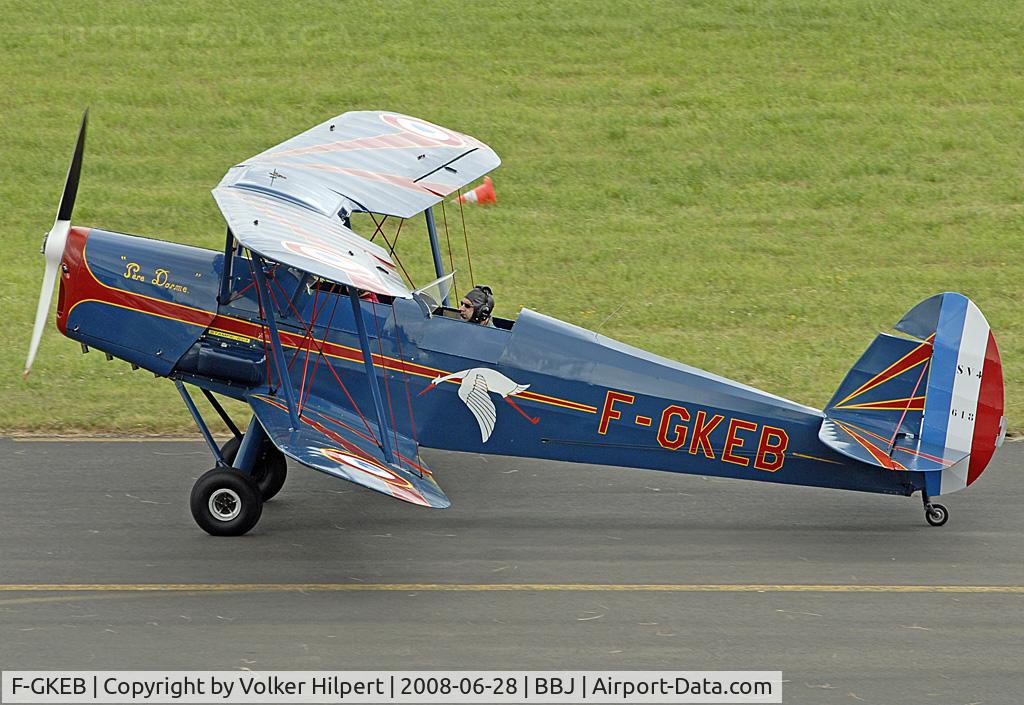 F-GKEB, Stampe-Vertongen SV-4C C/N 618, at BBJ