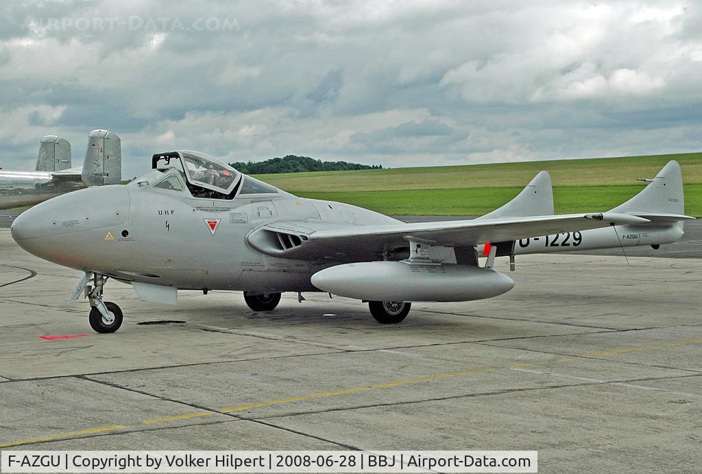 F-AZGU, 1959 De Havilland (F+W Emmen) Vampire T55 (DH-115) C/N 989, at BBJ