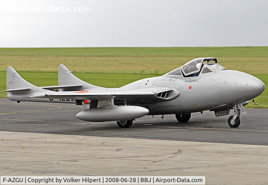 F-AZGU, 1959 De Havilland (F+W Emmen) Vampire T55 (DH-115) C/N 989, at BBJ