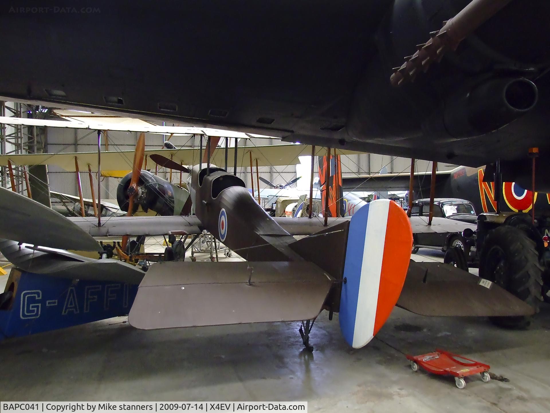 BAPC041, 1962 Royal Aircraft Factory BE-2c Replica C/N BAPC.41, Replica BE-2B BAPC.41 At the Yorkshire air museum