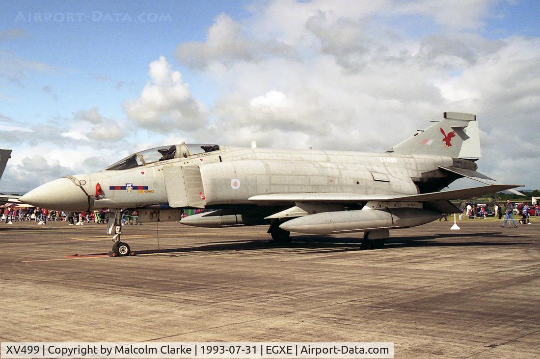 XV499, 1969 McDonnell Douglas Phantom FGR2 C/N 3477/0114, McDonnell Douglas Phantom FGR2 at RAF Leeming's Air Fair in 1993.