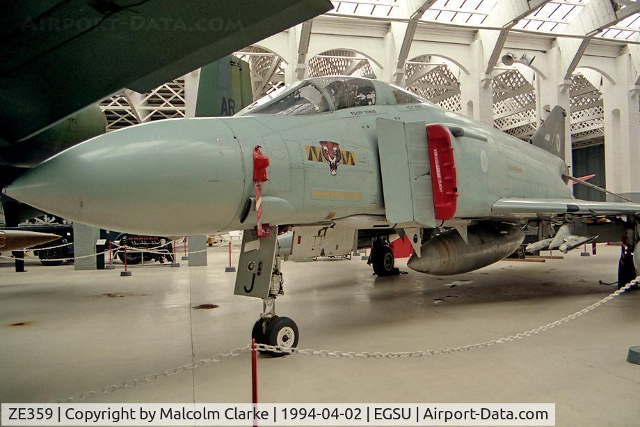 ZE359, McDonnell Douglas F-4J(UK) Phantom II C/N 2746, McDonnell Douglas Phantom F3 at The Imperial War Museum, Duxford in 1994.