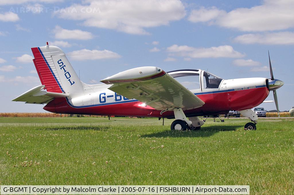G-BGMT, 1978 Socata Rallye 235E Gabier C/N 13126, Socata Rallye 235E Gabier resident at Fishburn Airfield in 2005.