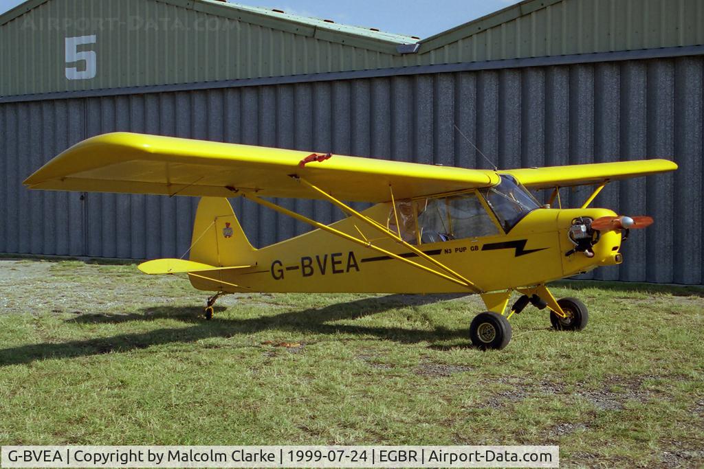 G-BVEA, 1991 Mosler N-3 Pup C/N PFA 212-11837, Mosler Motors N3 Pup at Breighton Airfield in 1999.