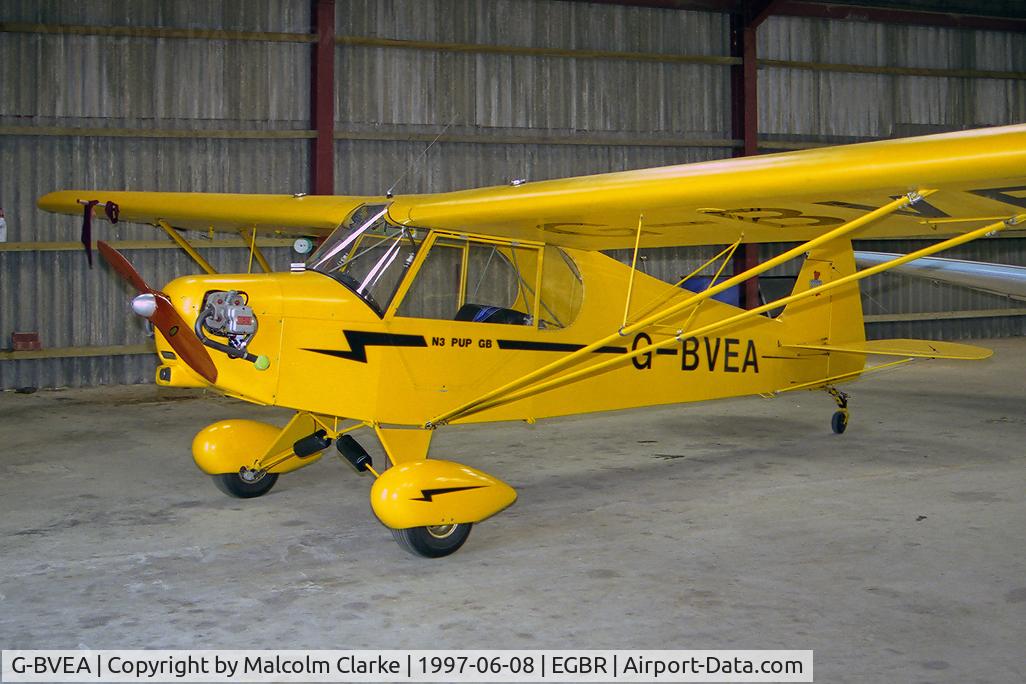 G-BVEA, 1991 Mosler N-3 Pup C/N PFA 212-11837, Mosler Motors N3 Pup at Breighton Airfield in 1997.