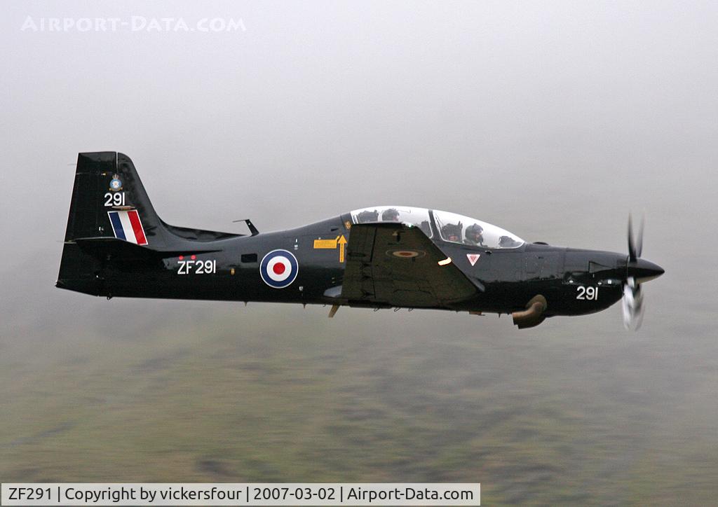 ZF291, 1991 Short S-312 Tucano T1 C/N S091/T62, Royal Air Force. Operated by 1 FTS. Dunmail Raise, Cumbria.