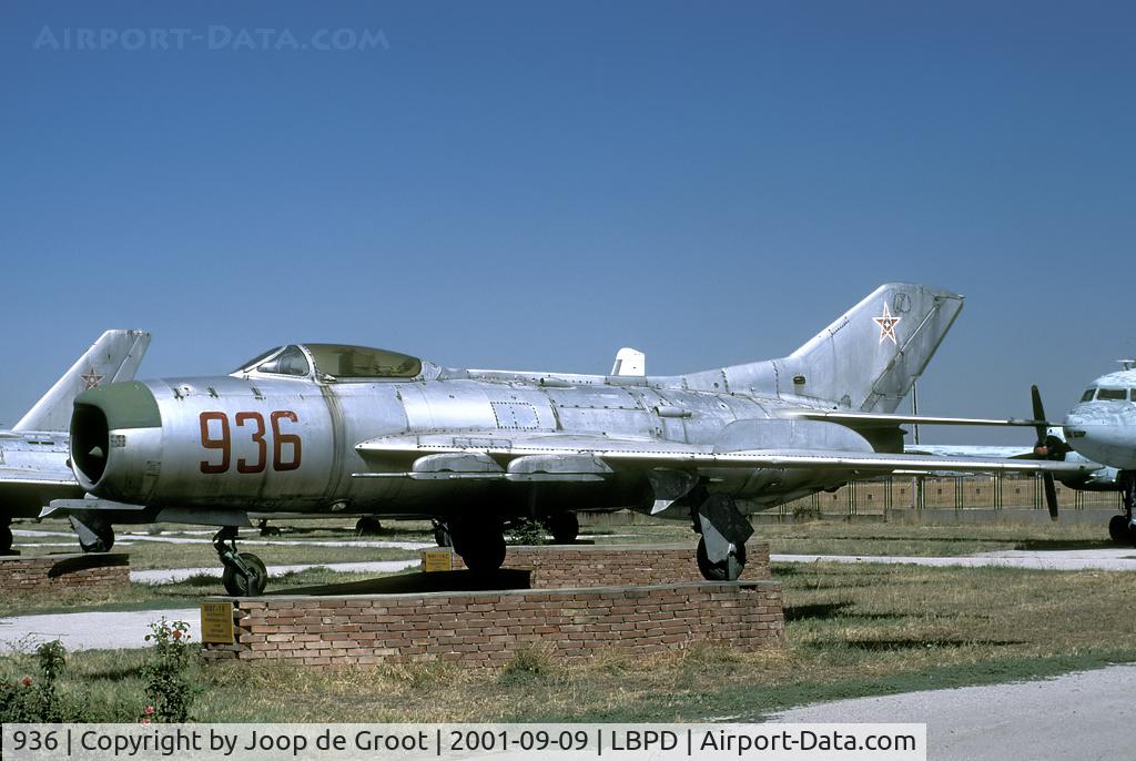 936, 1966 Mikoyan-Gurevich MiG-19PM C/N 65210936, The local museum houses some fine aircraft. For some reason most are presented on small walls.